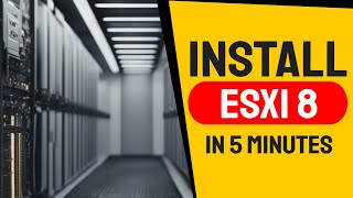 Installing VMware vSphere ESXi 8 [upl. by Opiak749]