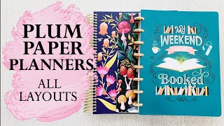 PLUM PAPER PLANNERS  ALL LAYOUTS  10 OFF [upl. by Goda]