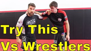 Proven BJJ Competition Strategy against a Strong Wrestler [upl. by Sletten]