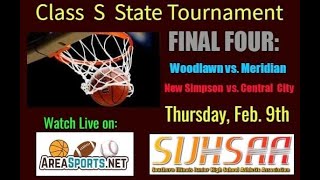 Class S SemiFinal Woodlawn Warriors vs Meridian Archive  February 9 2023 [upl. by Lubbi]