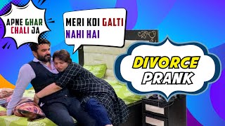 Divorce Prank On Wife  Prank Gone Wrong [upl. by Sufur]