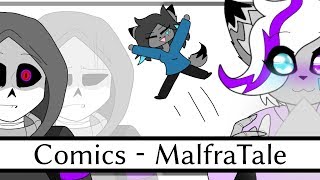 Comics lil compilation  AU MalfraTale [upl. by Novrej416]