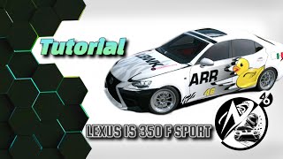 Tutorial VINIL rr3 LEXUS IS 350 F SPORT VINIL PATO real racing 3 rr3 Real Racing 3 vinyl [upl. by Hakan396]