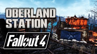 FALLOUT 4 OBERLAND STATION SETTLEMENT BUILD [upl. by Tayler406]