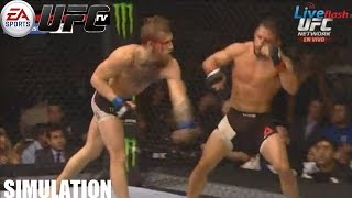 Highlights Chad Mendes VS McGregor  UFC 189 EA Sport UFC [upl. by Andras459]