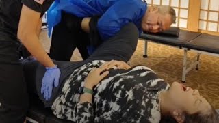 Chris Leong Treatment Neck Knee Hips and Slip Disc Lower Back Problems😱 [upl. by Yukio]