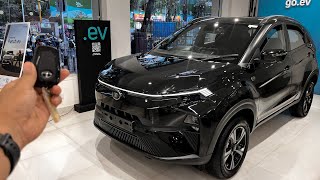 2024 Tata Nexon EV DARK Edition Launched  465 km Range  New Interiors  Review [upl. by Alledi669]