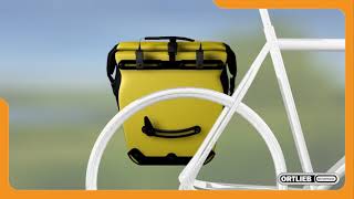 Ortlieb QL1 bicycle bag mounting system overview [upl. by Akaya]