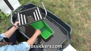 Pyramid Pro Gold Pan amp Maverick Pan Demo by Inventor The Fossicker [upl. by Jo-Ann]