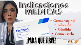 FEMISAN como utilizarla para que sirve la crema [upl. by Helge]