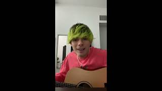 Awsten Insta Live The One Where He Plays Songs For 30 Min Then Cuts His Hair – September 17 2020 [upl. by Ainocal]