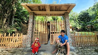 FULL VIDEO  1 month of building a warm home for a family to live with nature amp living off the grid [upl. by Kilam]