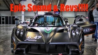 Pagani Zonda R Revs and Sound [upl. by Enneiluj910]