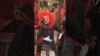 Crouchy Spirit Halloween Clown Animatronic 🤡 [upl. by Loggins]