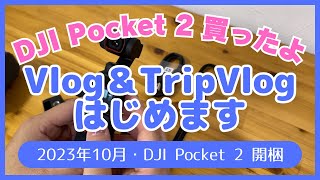 「DJI Pocket 2を買ったよ」旅の準備編 [upl. by Furgeson]