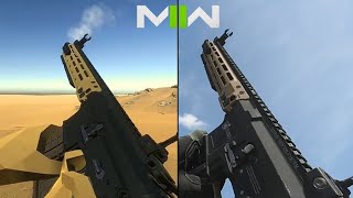 M4  RAVENFIELD VS MW2022  COMPARISON [upl. by Ahron]