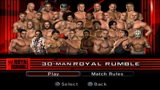 WWE SmackDown vs Raw 2006  ROYAL RUMBLE [upl. by Warrick]