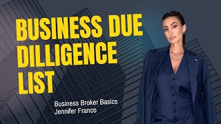 quotEssential Due Diligence Checklist for Business Sales What Buyers and Sellers Need to KnowquotBASICS [upl. by Islehc]