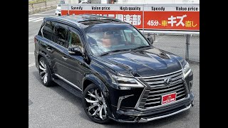 レクサス LX570 ４ＷＤ ＷＡＬＤ仕様 ＷＡＬＤサイドマフラー ジャレット２４インチアルミ ＳＯＲＥＸヒッチメンバー マクレビ リアエンター 茶革シート サンルーフ エアサスコントローラー [upl. by Sami]