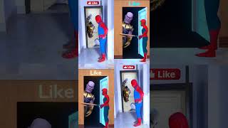 Spiderman vs thanos  find 5 difference spiderman shorts [upl. by Rafaellle]