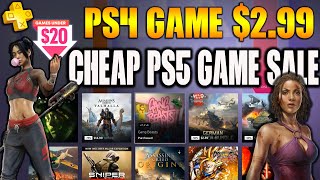 NEW PSN SUPER ChEAP Games SALE UNDER 20 299 Triple A Game PS PS4 PS5 [upl. by Soane]