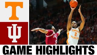 12 Tennessee vs 17 Indiana Highlights  NCAA Mens Basketball  2024 College Basketball [upl. by Seibold214]