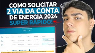 COMO SOLICITAR A 2ª Via Da Conta de Luz CPFL 2024  Super Fácil [upl. by Eicak734]