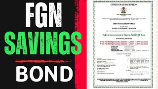 HOW TO INVEST IN FGN SAVINGS BONDS  DIVERSIFY YOUR INVESTMENT fgnbonds fgnsavingsbond [upl. by Landel]