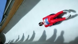 Guide to Olympic Luge explained by Adam AJ Rosen of Team GB [upl. by Ettennan]