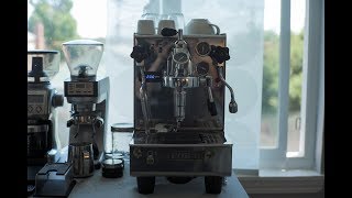 Coffee Expobar Brewtus IV with Profitec E61 Flow Control Device [upl. by Bevvy]