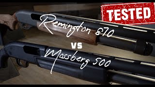 Remington 870 vs Mossberg 500 Battle of the cheap shotguns [upl. by Hillel253]