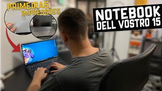 Notebook Vostro 15 5510  Primeiras Impressões [upl. by Rdnaskela383]