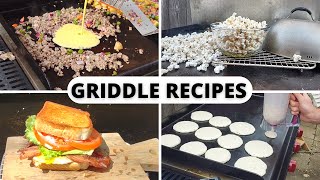 15 SIMPLE recipes that will make you want a griddle ➡ What to make on a griddle🍺 [upl. by Kotta]