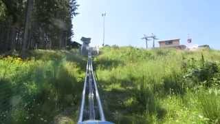 Semmering Hirschenkogel  Zauberberg Sommerrodelbahn Superbob Sommer [upl. by Byrann]