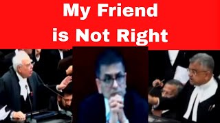 My Learned Friend is Not Right  Article 370 hearing [upl. by Aimerej217]