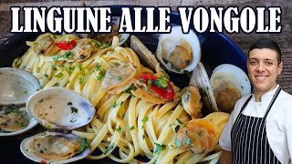 How to Make Linguine Alle Vongole  Recipe by Lounging with Lenny [upl. by Hayikaz382]