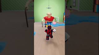 DEADPOOL escape EVIL GRANDPA roblox shorts [upl. by Thamos309]