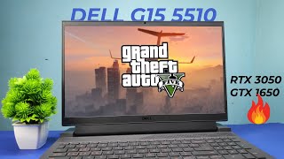 Dell G15 5510 gaming laptop review  RTX 3050 GTX 1650 2021 [upl. by Thornburg]