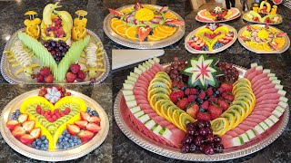 Healthy Fruit Platters 11  Party Fruit Platters  Holiday and Thanksgiving Day Fruit Platters [upl. by Attiuqram844]