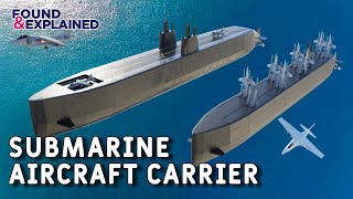 This Aircraft Carrier Could Go Underwater IMPOSSIBLE Submarine Aircraft Carrier  An 1  An 2 [upl. by Arehahs]