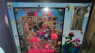 apestando en la maquinita tragamoneda de súper Mario Bros de 5 pesos [upl. by Solim937]