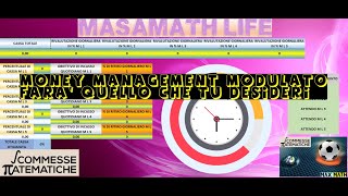 MASAMATH LIFE  Il genio delle scommesse che si adatta alle tue esigenze con la tecnica modulare [upl. by Neih]