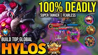 HYLOS BEST BUILD 2023  TOP GLOBAL HYLOS GAMEPLAY  MOBILE LEGENDS✓ [upl. by Ettennig]