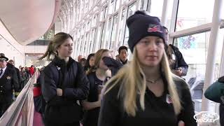 2019 U18 WWC  Arrival in Obihiro [upl. by Bonis366]