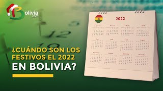 Días Festivos en Bolivia 2022 [upl. by Itsyrc]