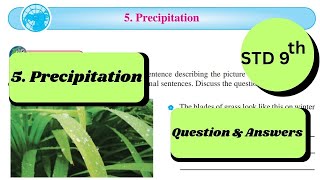 5 PRECIPITATION COMPLETE QUESTIONS AND Answer class 9 GEOGRAPHY CHAPTER 5  MAHARASHTRA BOARD [upl. by Vinay427]