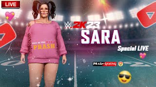 Ismart Girl VS Mr McMahon  WWE 2K23 LIVE  Prash Gaming  Aug 3 2024 [upl. by Cassidy]