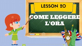 Corso di inglese 20  LEGGERE LORARIO [upl. by Grunenwald12]