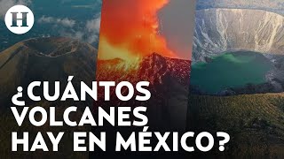 ¡No solo es el Popocatépetl Estos son los volcanes activos y dormidos que hay en México [upl. by Tony71]