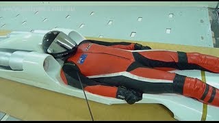 Street luge racer attempting 300mph record [upl. by Biron]